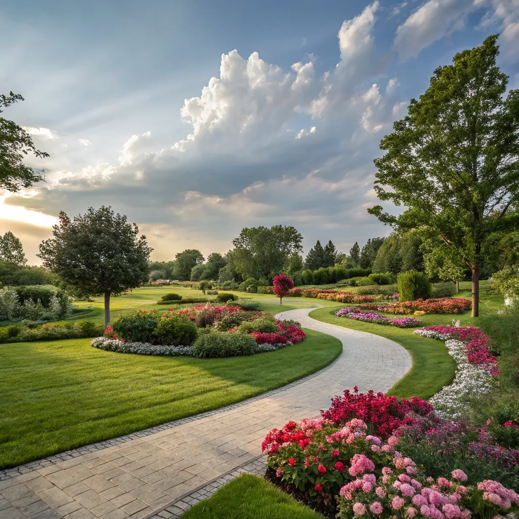 Beautiful landscape design