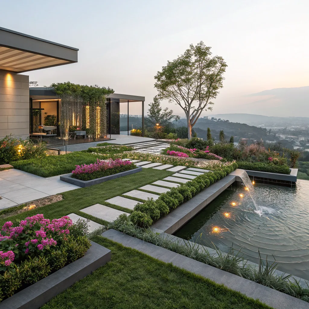 Modern landscape project by NYLORANVETH